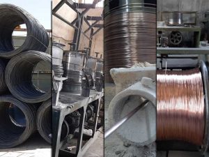 کلیاتی از مراحل تولید مفتول مسوار در صنایع مفتولی متین